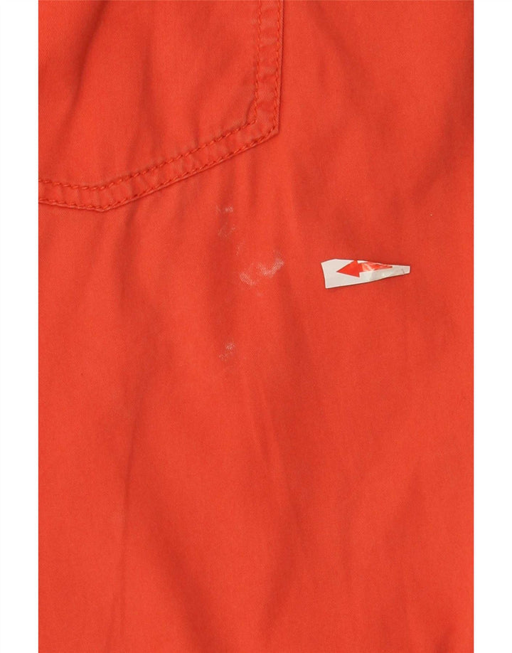 Marks & Spencer Damen Cargoshorts UK 14 Large W34 Orange Baumwolle