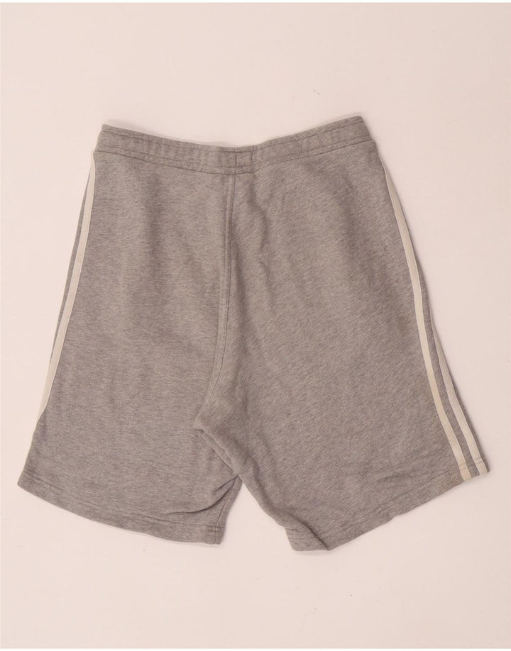 Adidas Herren-Sportshorts, Größe S, grau gefleckte Baumwolle