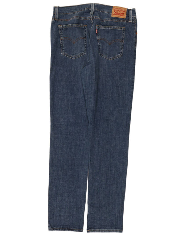 Levi's Damen 724 High Rise Straight Jeans W32 L32 Blaue Baumwolle