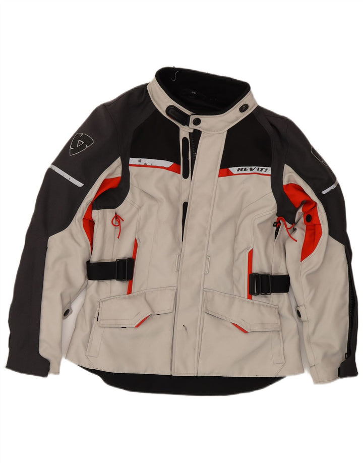 Rev'it Herren UK 36 Small Graues Colourblock-Polyester