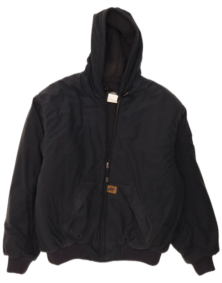 Polar King Herren-Jacke mit Kapuze, gepolstert, UK 42, XL, Marineblau, Polyester