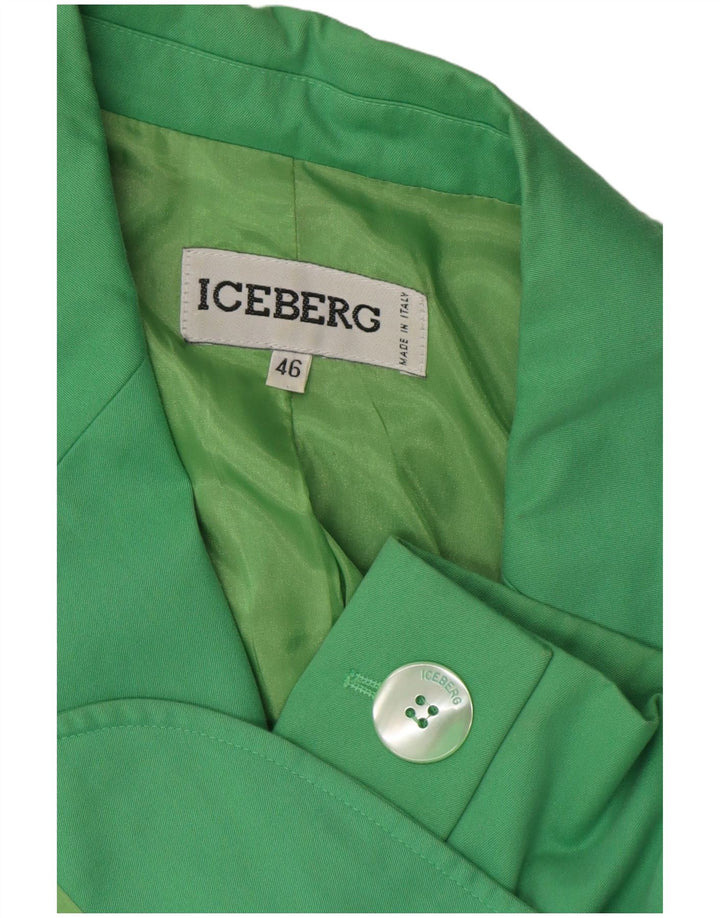Iceberg Damen-Blazer mit Micky-Maus-Grafik, Gr. 46, Grün