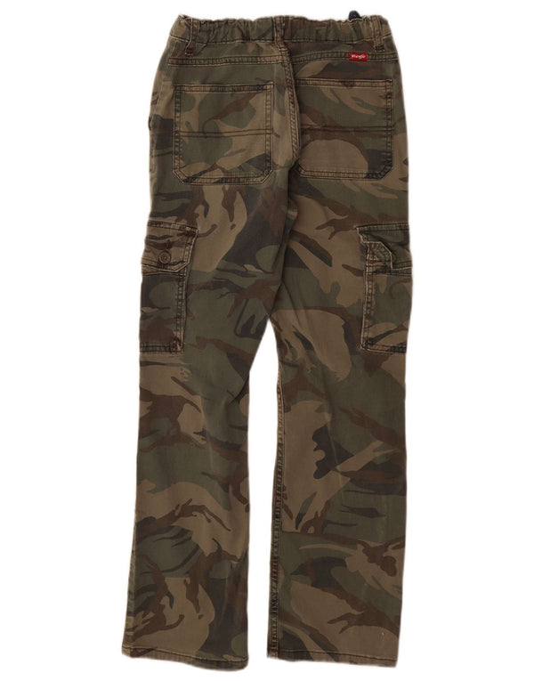 Wrangler Jungen gerade Cargohose 13–14 Jahre W26 L27 Khaki Camouflage