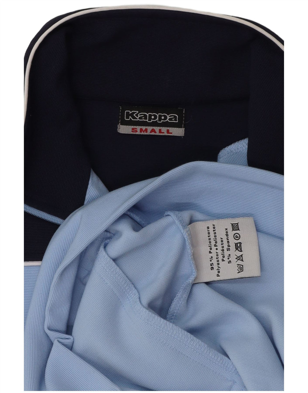 Übergroße Trainingsjacke für Damen von Kappa, Gr. 10, Größe S, Blau, Farbblock