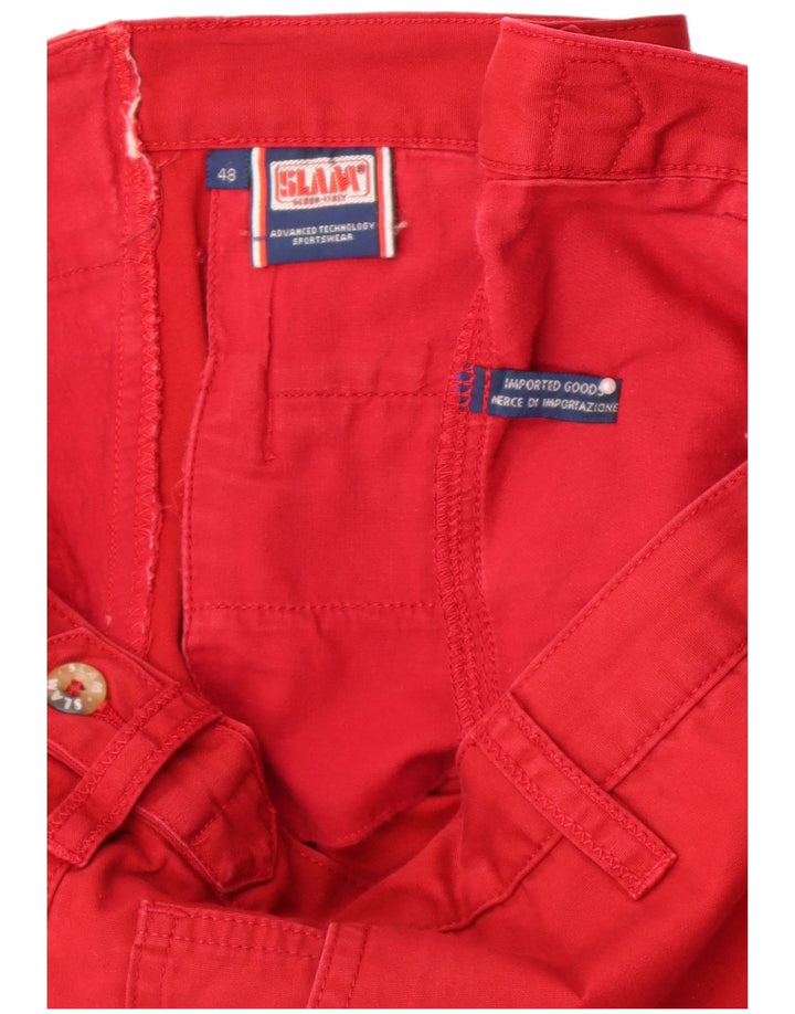 Slam Straight Chino-Hose für Herren, W36, L29, Rot