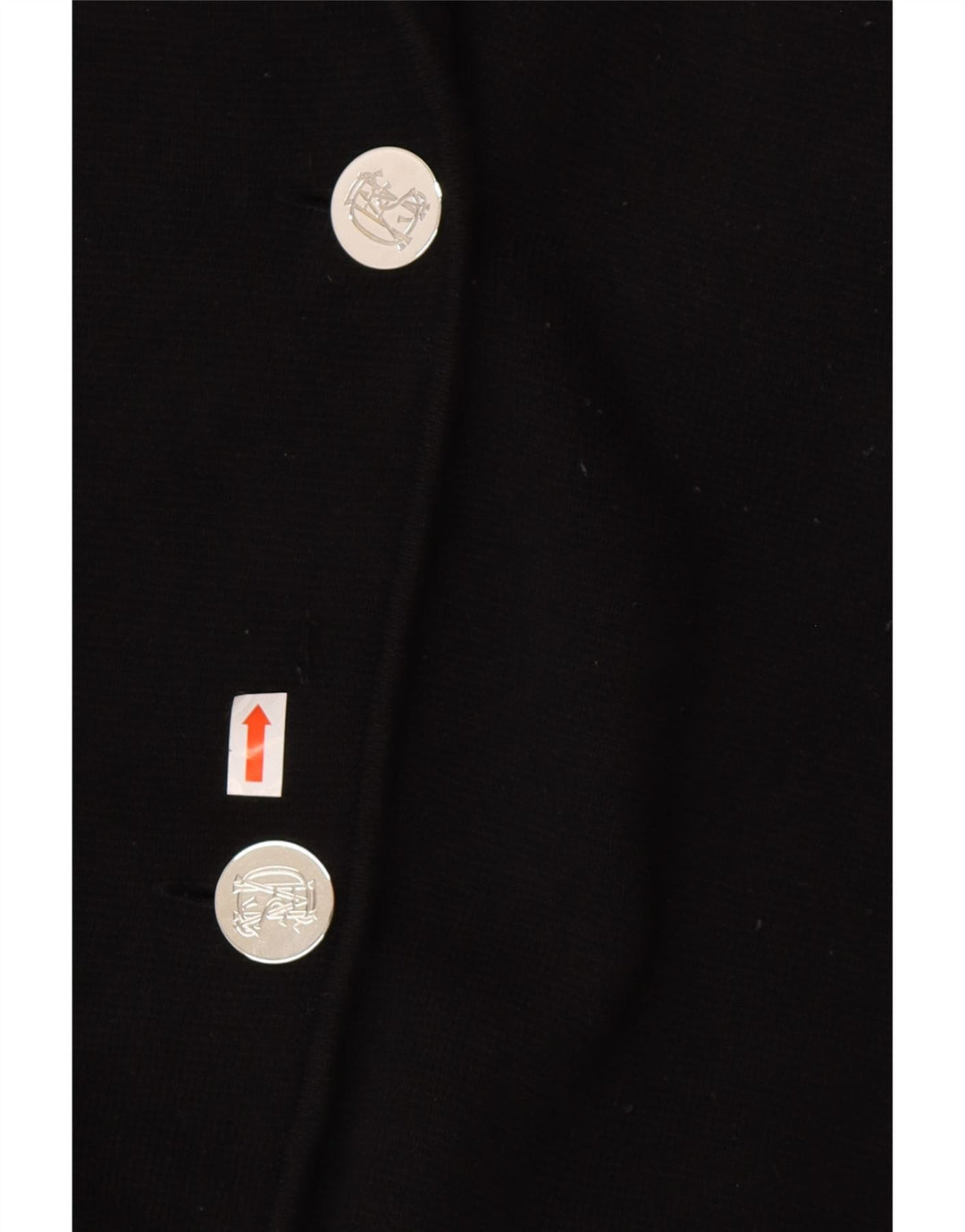 CHAPS Damen-Blazerjacke mit 3 Knöpfen, UK 14, mittelschwarz, Baumwolle