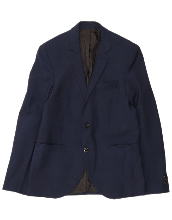 Jack & Jones Jungen-Blazer mit 2 Knöpfen, 13–14 Jahre, marineblaues Polyester