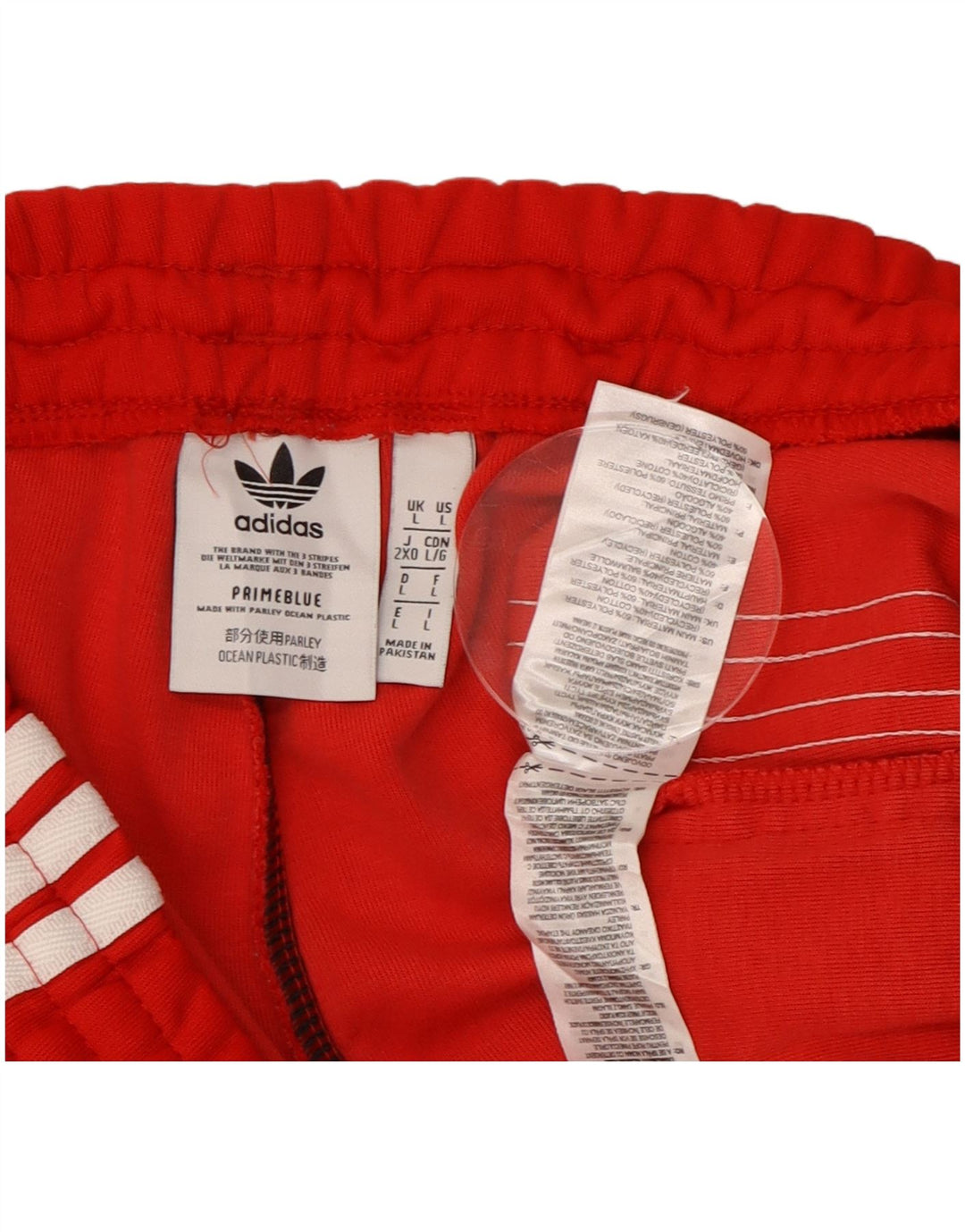 Adidas Herren-Trainingshose, Jogginghose, groß, rot, Polyester