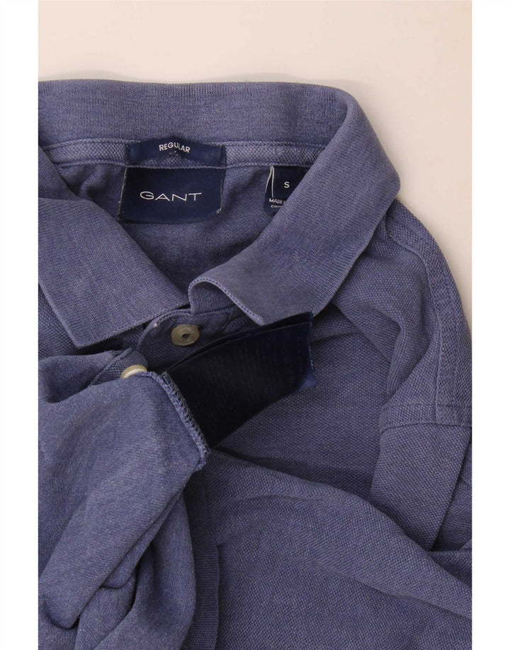 Gant Herren-Poloshirt mit normaler Passform, Größe S, Blau