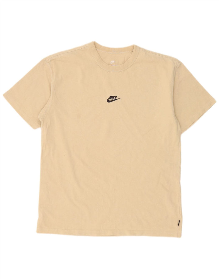 Nike Herren-T-Shirt mit lockerer Passform, mittelbeige Baumwolle