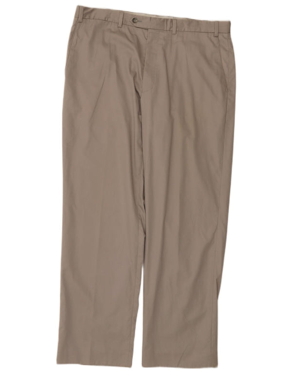 MARKS & SPENCER Gerade Herren-Anzughose W36 L31 Graue Baumwolle