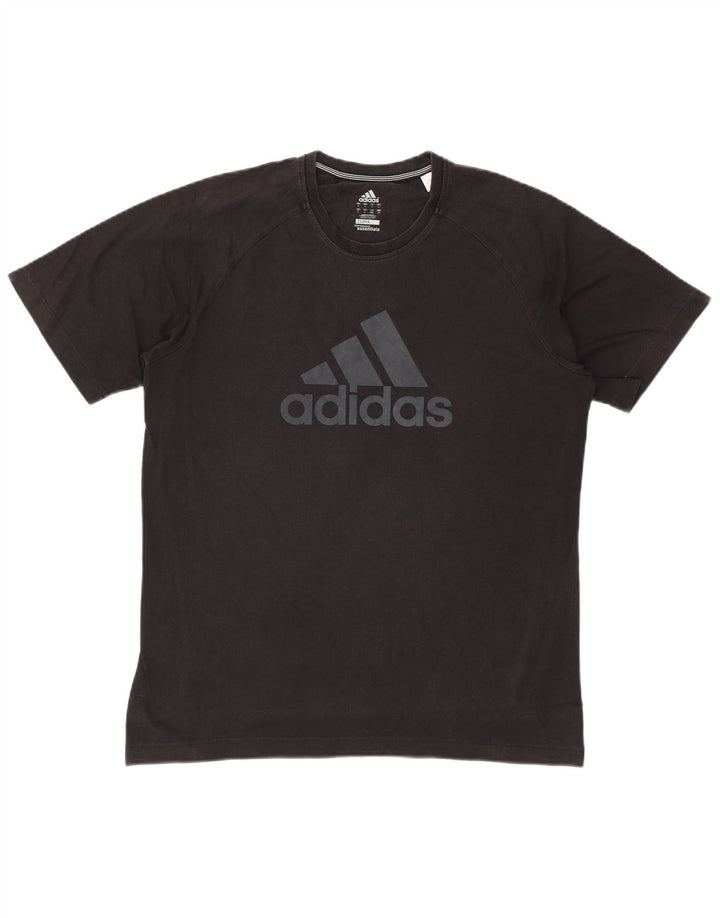ADIDAS Herren Clima 365 Graphic T-Shirt Top Large Schwarz