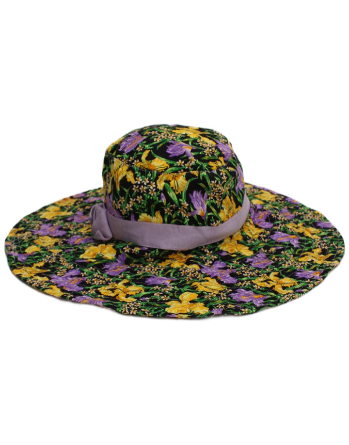 Guess Damen-Fischerhut mit Grafik, mittelgroß, mehrfarbig, Blumenmuster, Bohemian-Stil aus Baumwolle