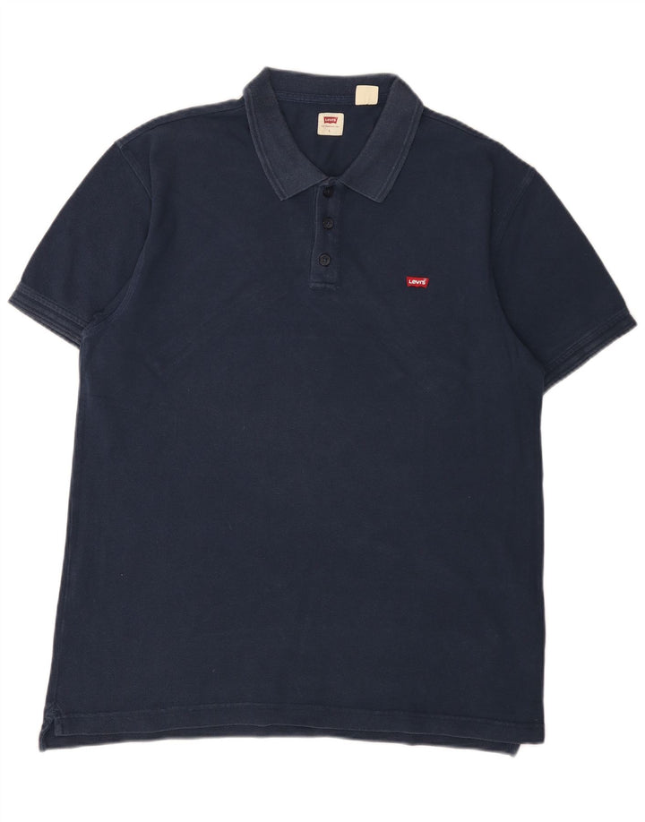 Levi's Herren-Poloshirt, groß, marineblau, Baumwolle