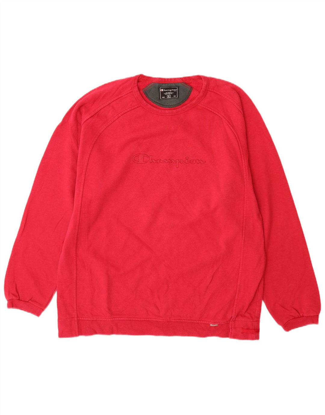 Champion Herren Grafik-Sweatshirt-Pullover XL aus rosa Baumwolle