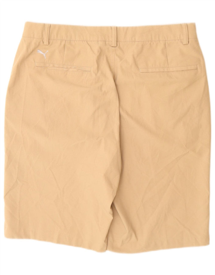 PUMA Herren Chinoshorts W36 Large Beige Polyester