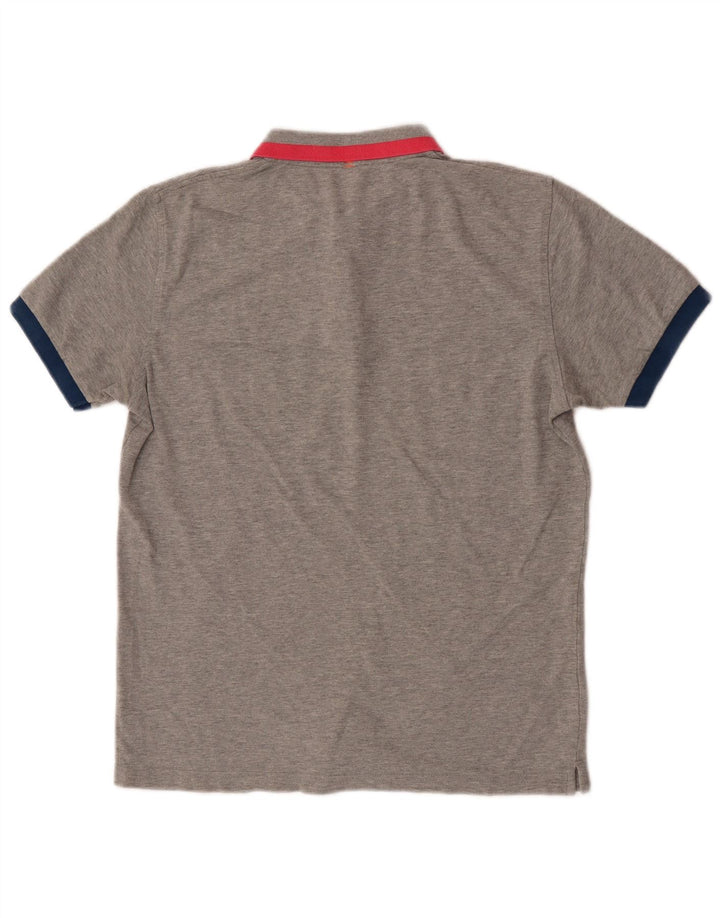 Sun68 Herren Poloshirt Mittelgrau meliert