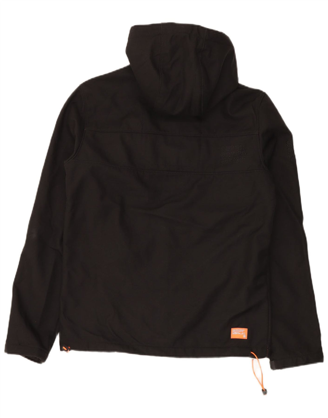 SUPERDRY Herren The Windtrekker Hooded Windjacke UK 38 Medium Schwarz