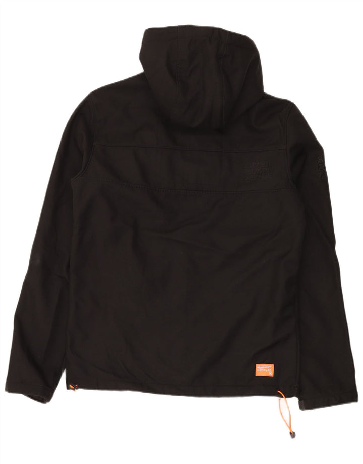 SUPERDRY Herren The Windtrekker Hooded Windjacke UK 38 Medium Schwarz