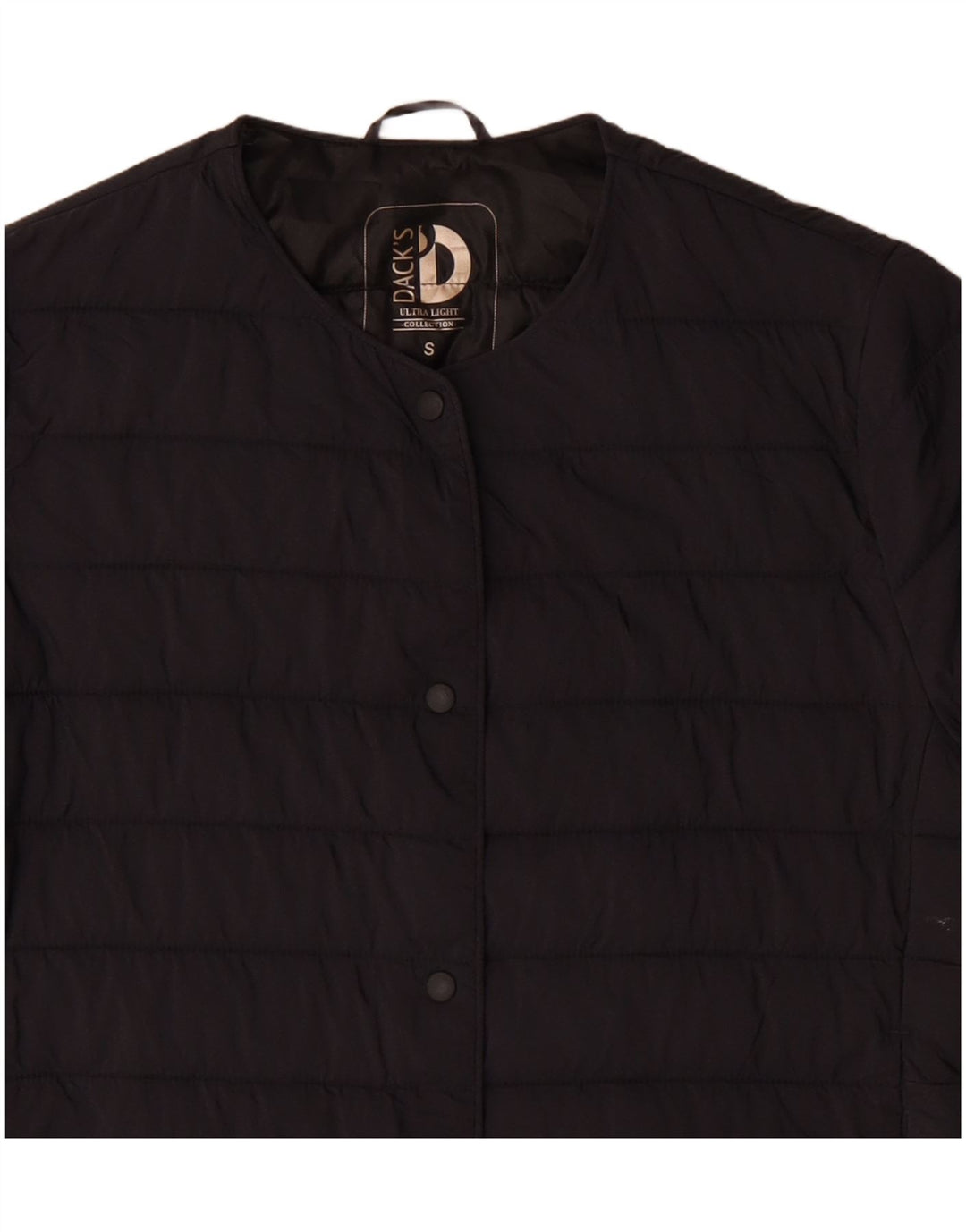 Dack's Wattierte Damenjacke UK 10 Small Marineblaues Nylon