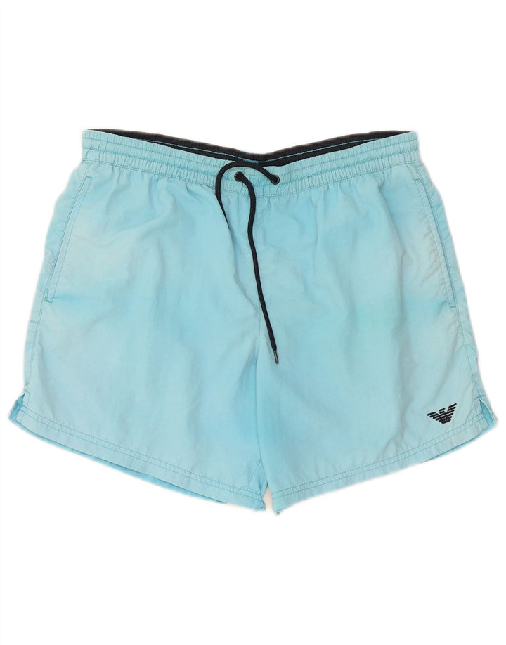 Emporio Armani Herren Badeshorts Mittelblau