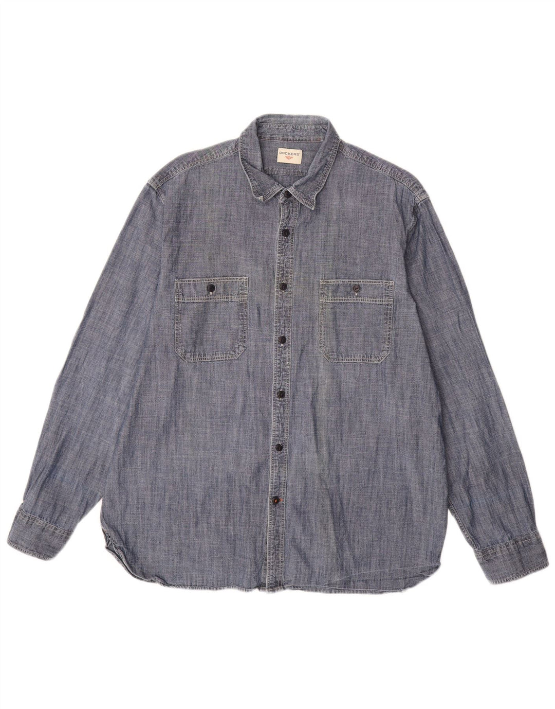 DOCKERS Herrenhemd Large Marineblau