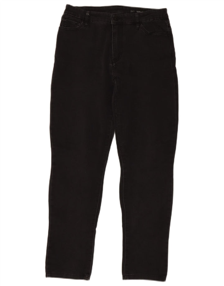 Armani Exchange Damen J45 Slim Jeans W30 L28 Schwarze Baumwolle