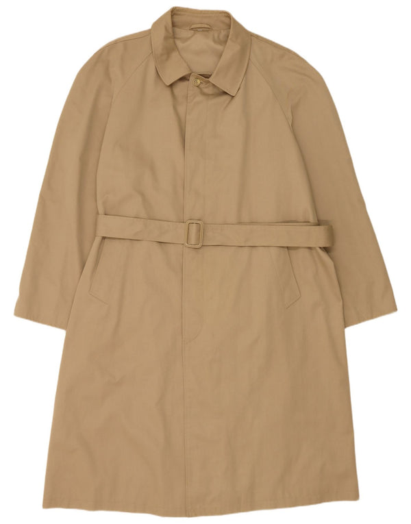 Vintage Herrenmantel IT 56 3XL Beige Polyester
