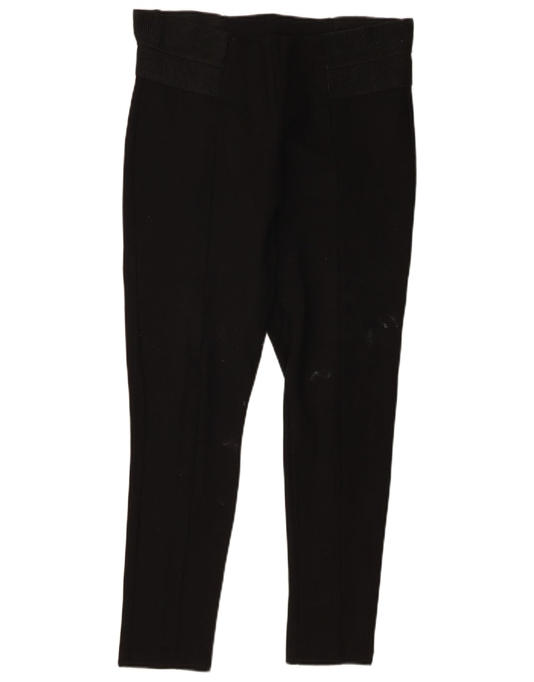 Zara Damen Leggings UK 14 Large Schwarz Viskose