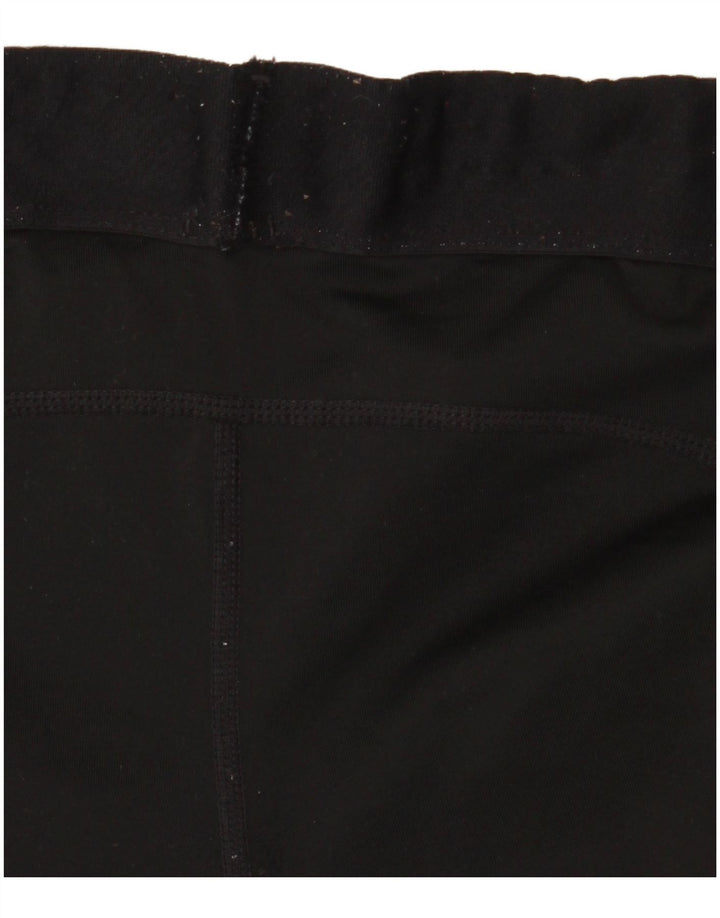 Nike Womens Graphic Leggings UK 10 Small Schwarz Polyester