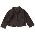 Naracamicie Damen-Bolero-Oberteil mit 3/4-Ärmeln, Größe S, Schwarz, Blumenmuster, Polyester