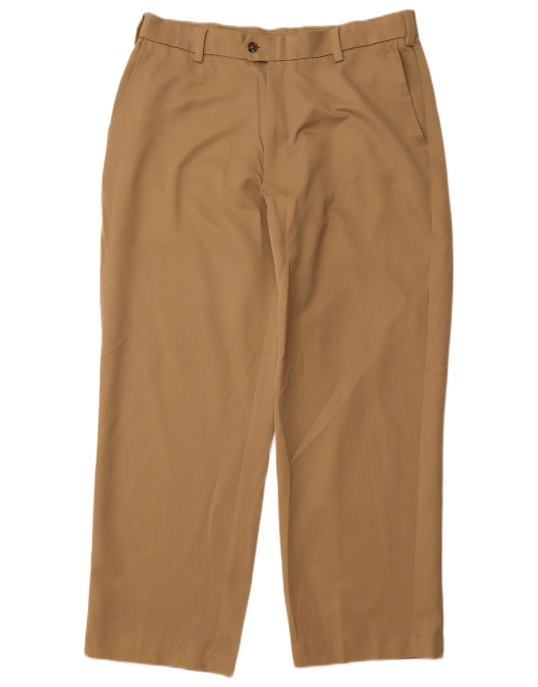IZOD Herren-Anzughose, gerade, W34, L30, Beige, Polyester