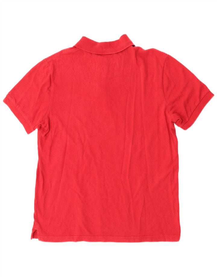 Dockers Herren-Poloshirt aus mittelroter Baumwolle
