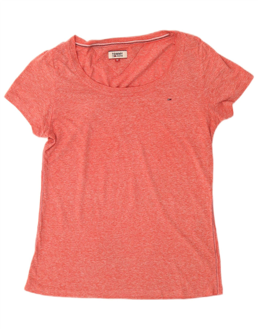 TOMMY HILFIGER Damen T-Shirt Top UK 12 Mittelrosa