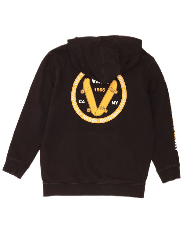 Vans Damen Grafik-Sweatshirt-Pullover UK 18 XL Schwarz Baumwolle