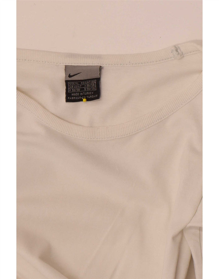 Nike Herren Top Langarm XL Weiß