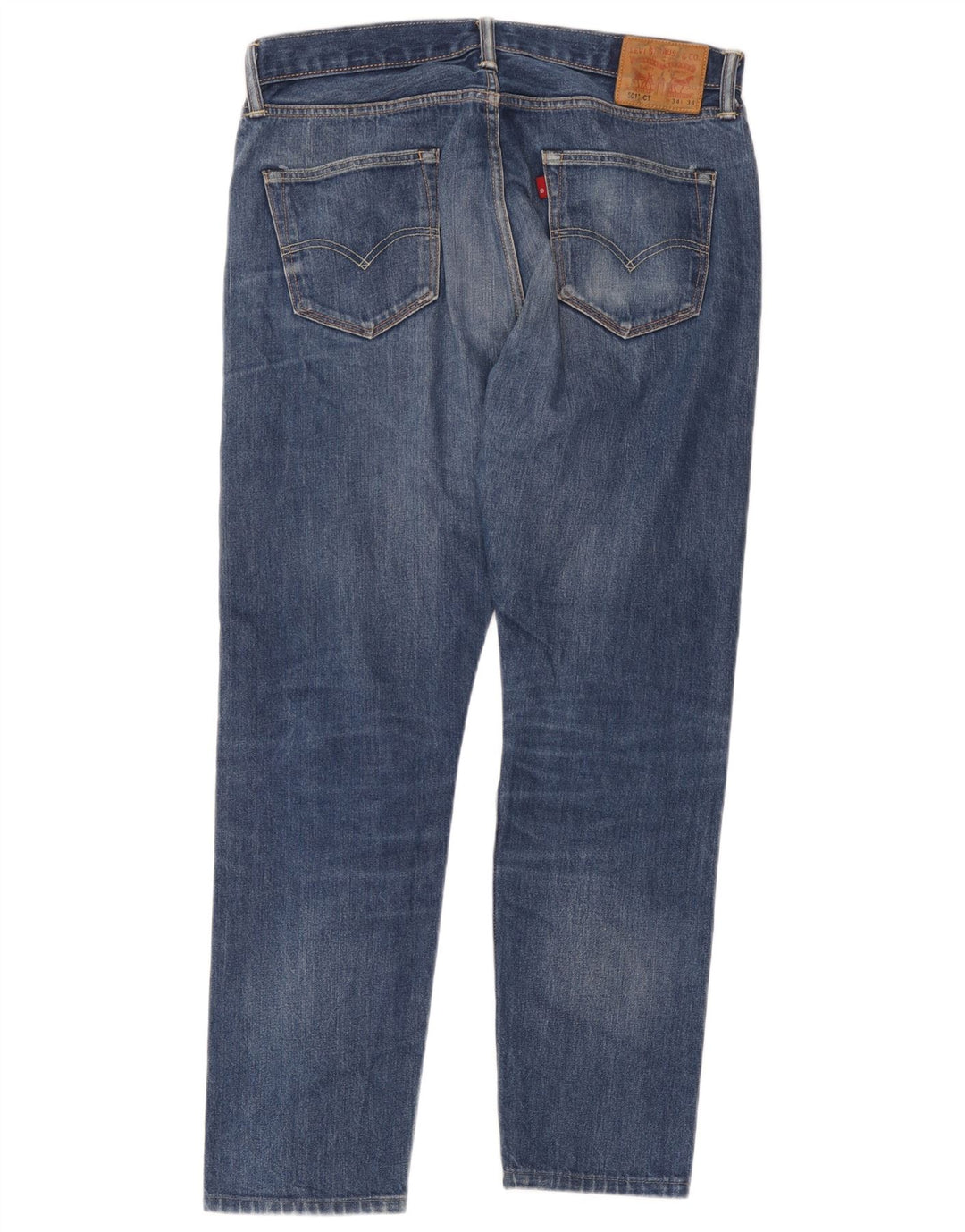 Levi's Herren 501 Straight Jeans W34 L27 Blaue Baumwolle