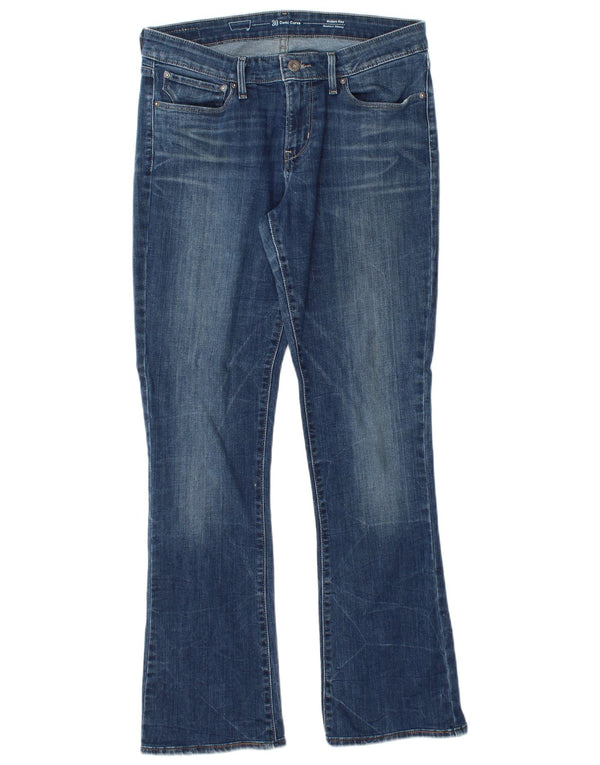 Levi's Damen Demi Curve Modern Rise Skinny Bootcut Jeans W30 L30 Blau