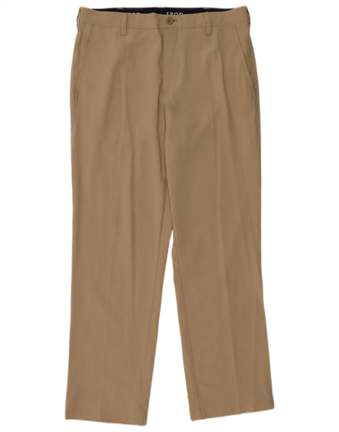 Gerade Chino-Hose für Damen von Izod, W32, L30, Beige, Polyester