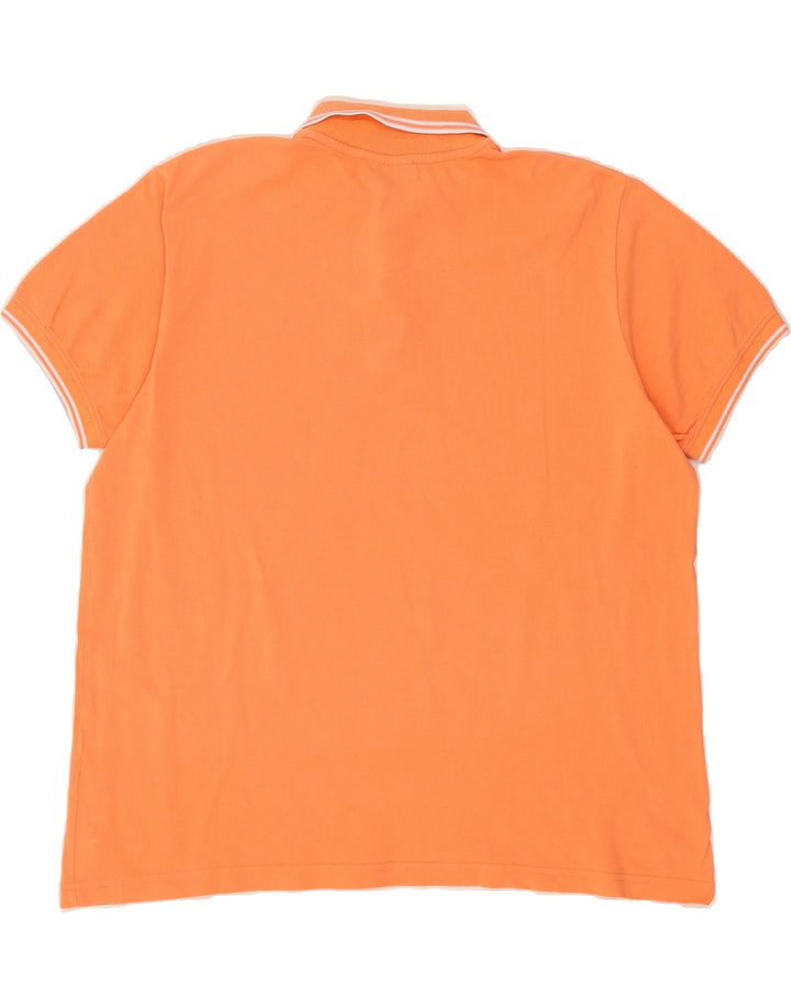 KAPPA Mens Polo Shirt 2XL Orange Cotton Vintage Kappa and Second-Hand Kappa from Messina Hembry 