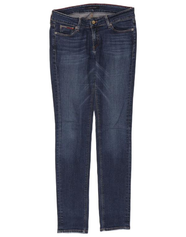 Tommy Hilfiger Damen Skinny Jeans W31 L34 Blaue Baumwolle