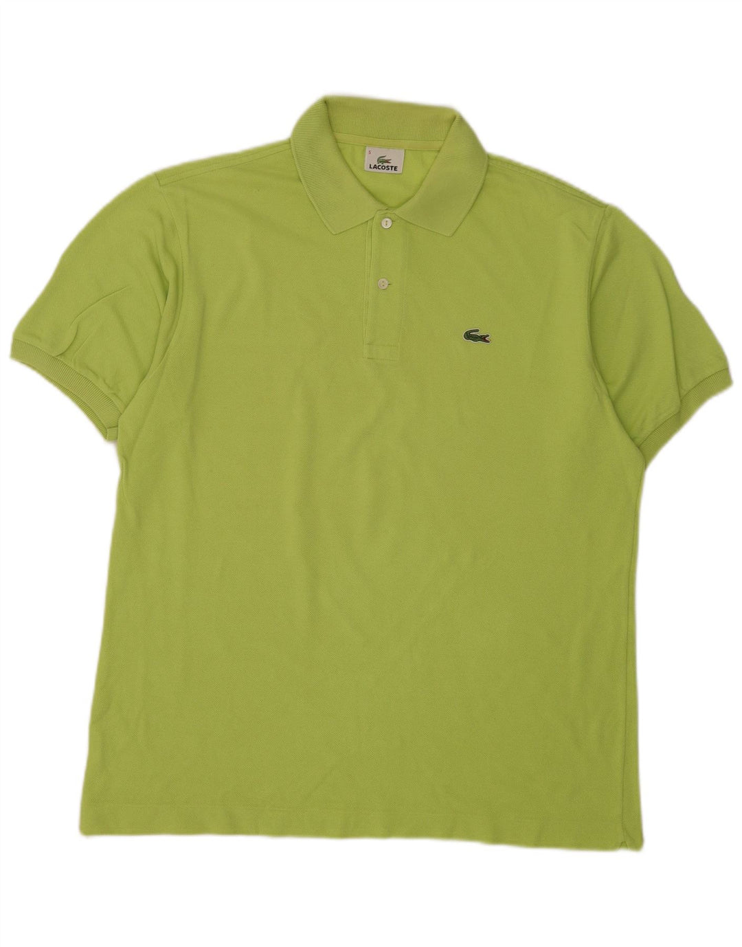 Lacoste Herren-Poloshirt, Größe 5, große grüne Baumwolle