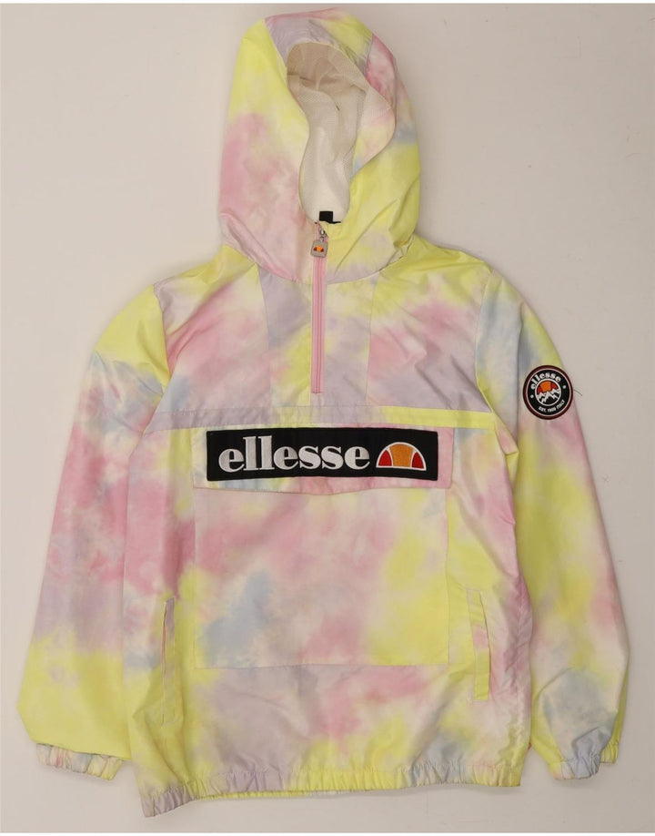 ELLESSE Girls Graphic Anorak Jacket 12-13 Years Multicoloured Tie Dye Vintage Ellesse and Second-Hand Ellesse from Messina Hembry 