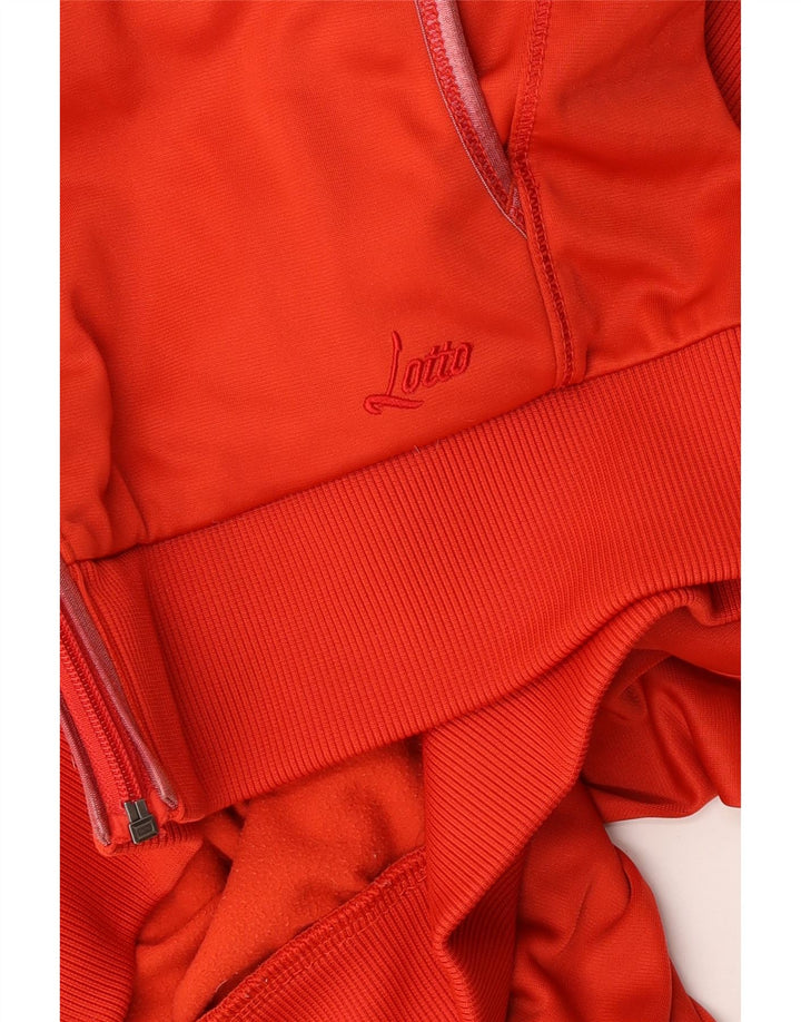 LOTTO Damen-Trainingsanzug-Top-Jacke, UK 16, Größe L, Rot