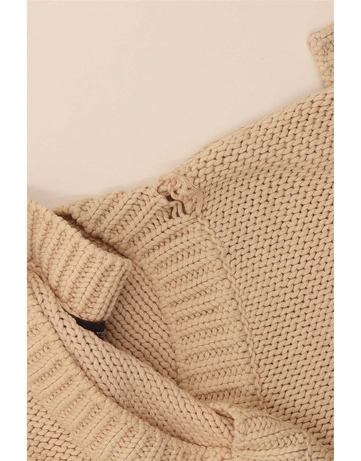 Marks & Spencer Damen-Pullover in Übergröße mit V-Ausschnitt, Gr. 12, Mittelbeige