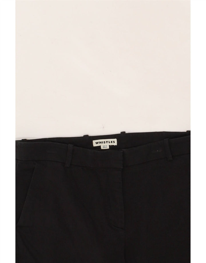 WHISTLES Womens Slim Chino Trousers W34 L27 Black Vintage Whistles and Second-Hand Whistles from Messina Hembry 