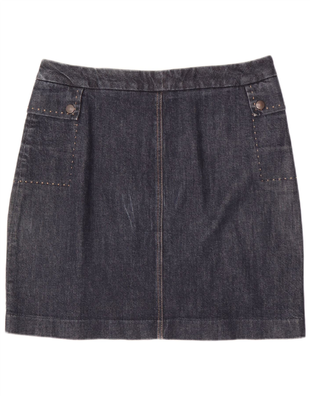 Tommy Hilfiger Damen Mini-Jeansrock W34 Large Blau