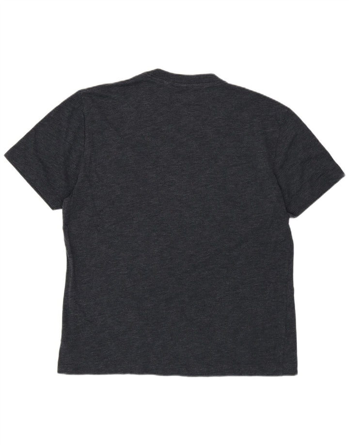 Penguin Herren-T-Shirt mit Grafik, Größe L, aus grauer Baumwolle