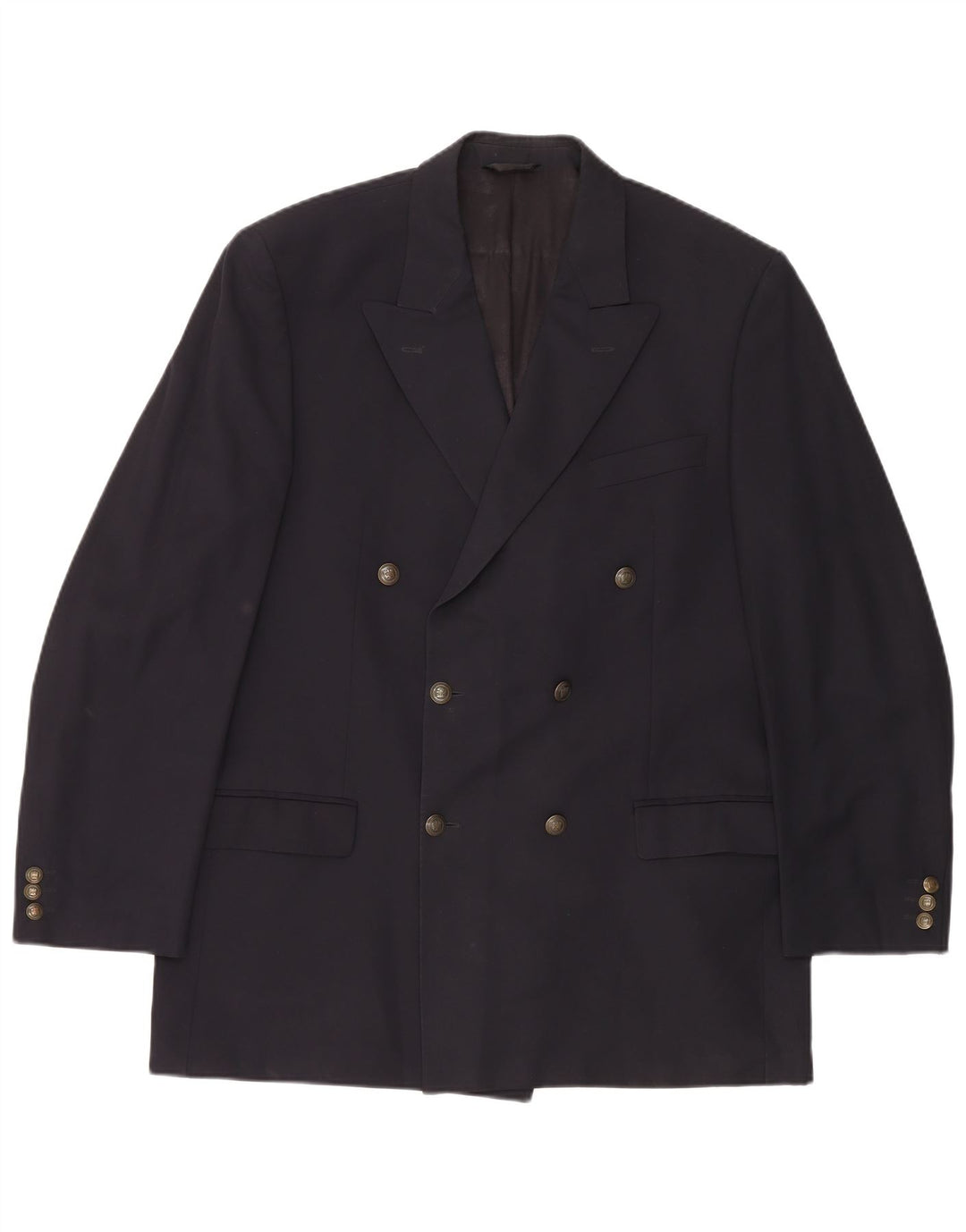 MARKS & SPENCER Zweireihiger Blazer für Herren, Gr. 42, Marineblau