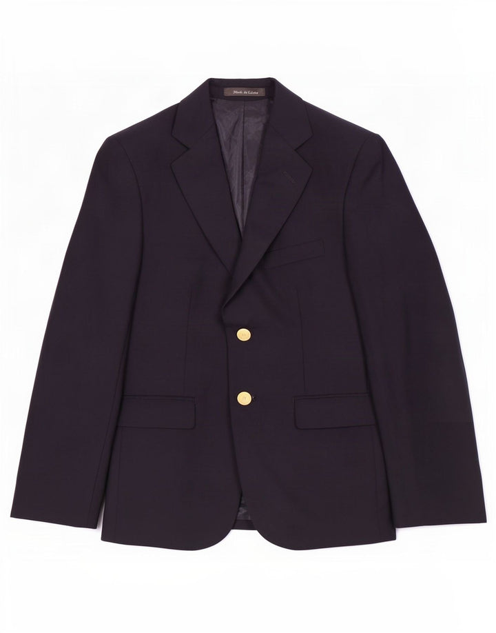 Chaps Jungen-Blazer mit 2 Knöpfen, 11–12 Jahre, marineblaues Polyester